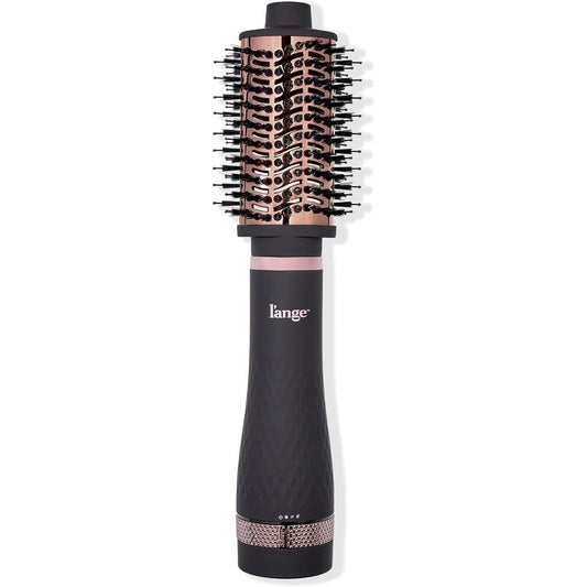 L'ANGE HAIR Multi-Volume Series Blow Dryer Brush front view showcasing the black oval 60mm titanium barrel.