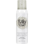 Jerome Russell Punky temporary hair and body glitter spray silver front view