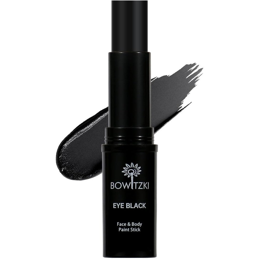 Bowitzki face body paint stick front view in black packaging