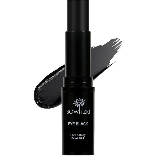 Bowitzki black face and body paint stick front view