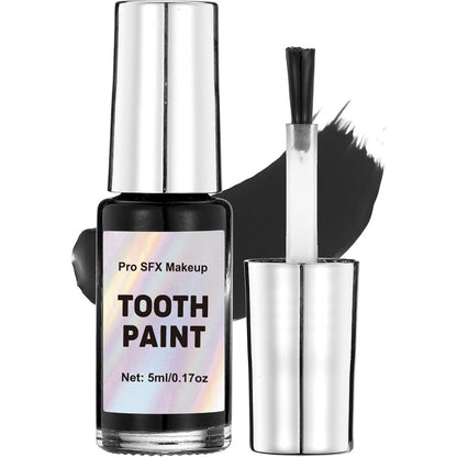 CCbeauty black tooth paint professional special effects makeup front view bottle