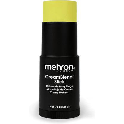 Mehron CreamBlend Stick in Ogre Green for professional face and body paint