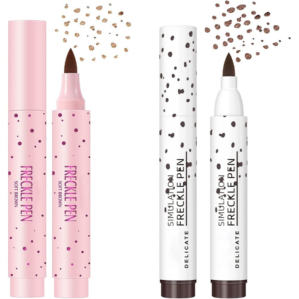 Sumeitang Lifelike Freckle Pen front view showing dual shades and barrel design