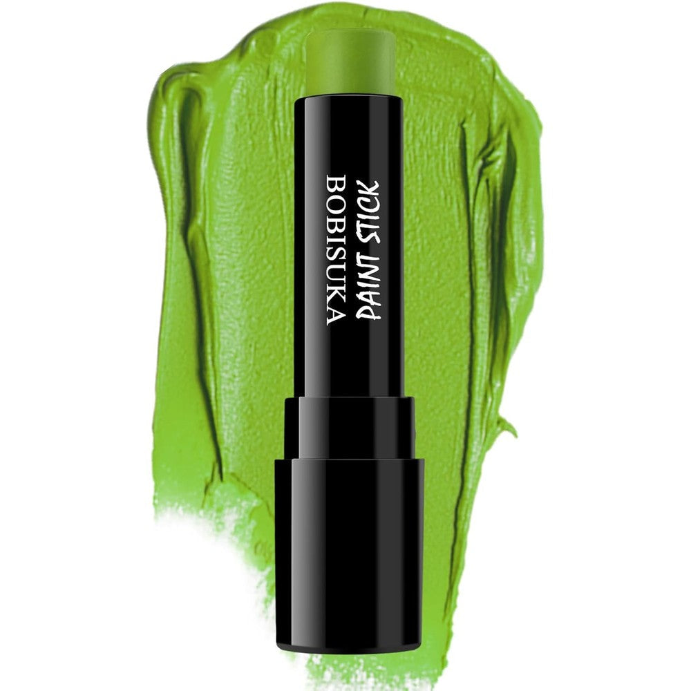 BOBISUKA Green Face Paint Stick for professional witch and monster character makeup