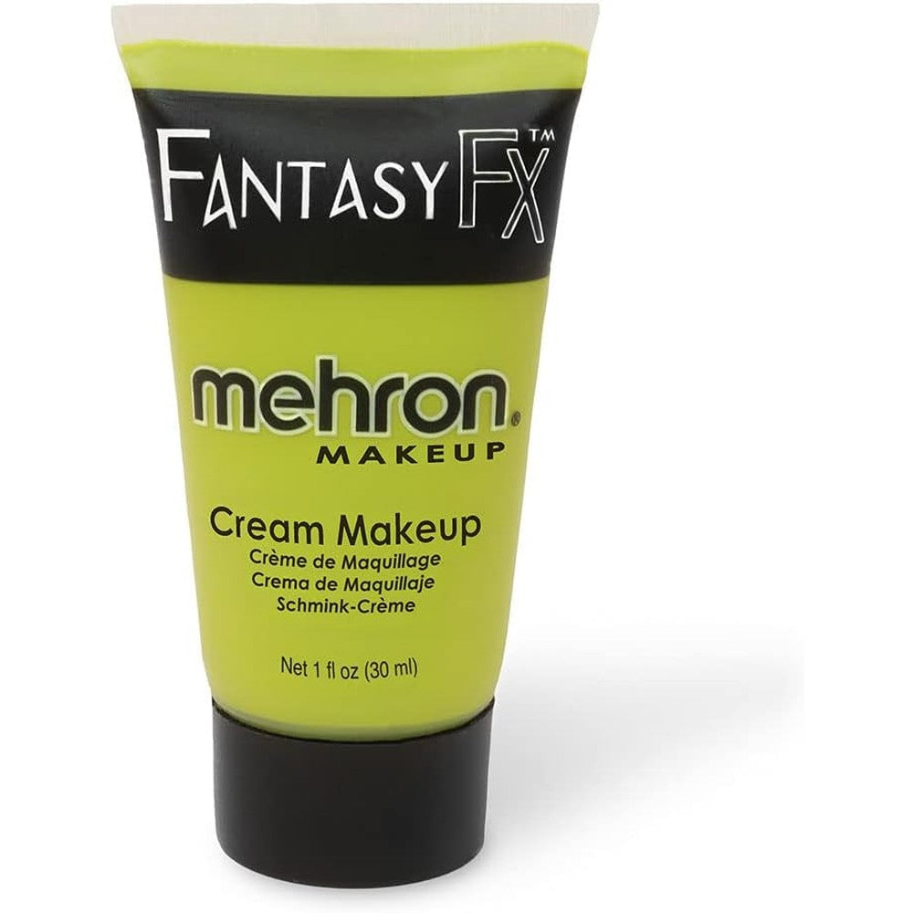 Mehron Makeup Fantasy FX Cream Ogre Green squeeze tube front view