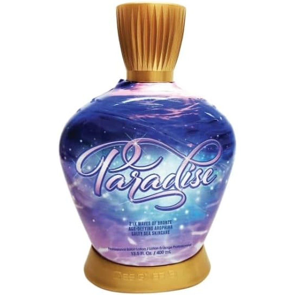 Designer Skin Paradise 21X Waves Of Bronze Tanning Lotion front view bottle