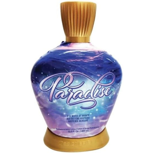 Designer Skin Paradise 21x bronzer tanning lotion bottle front view