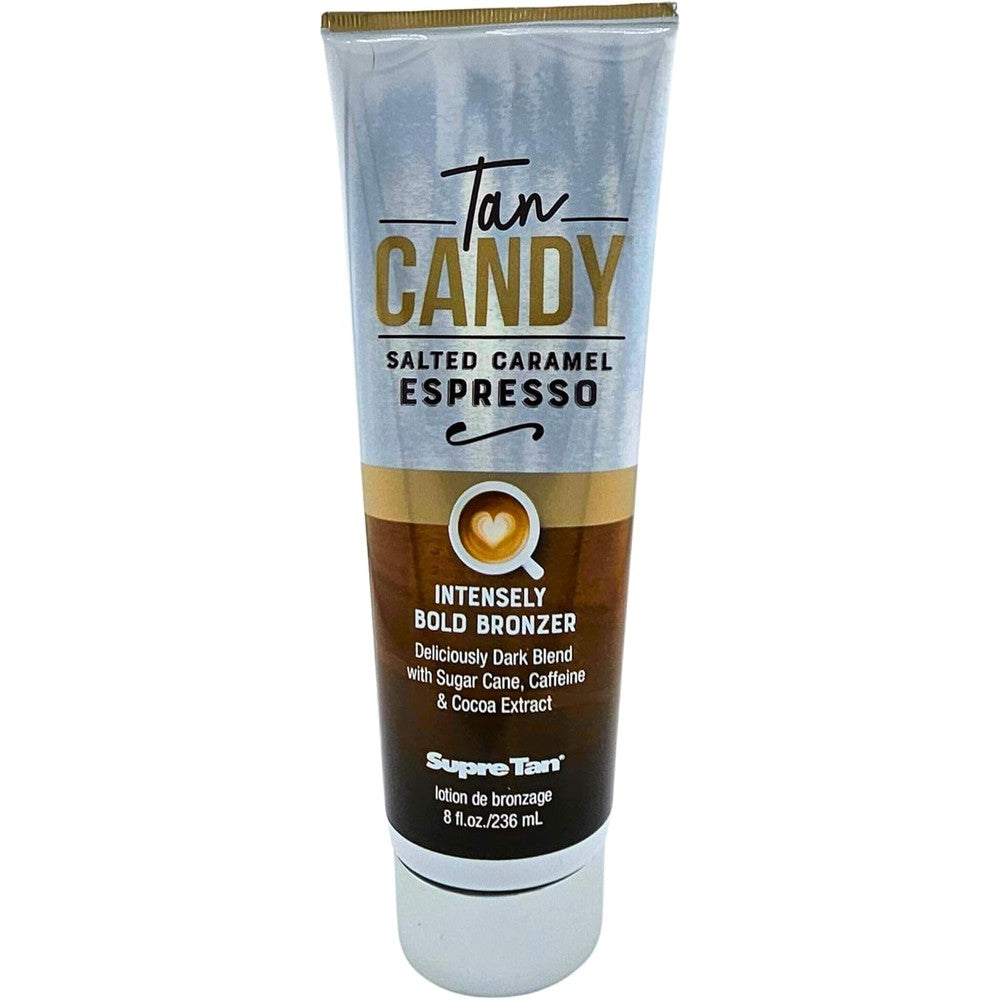 Supre Tan Candy Salted Caramel Espresso bronzer bottle front view