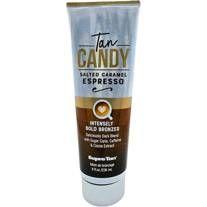 Supre Tan Candy Salted Caramel Espresso bronzer bottle front view