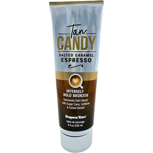 Supre Tan Candy Salted Caramel Espresso bronzer bottle front view