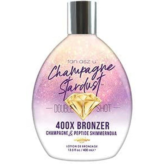 Tan Asz U Champagne Stardust 400X Bronzer bottle front view