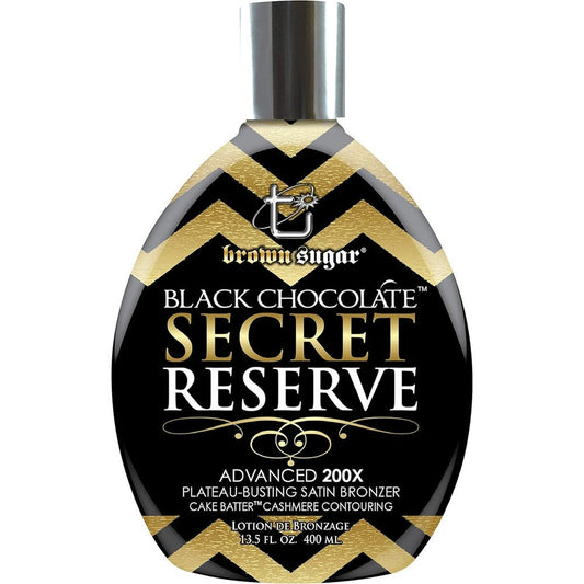 Brown Sugar Black Chocolate Secret Reserve 200X Bronzer bottle front view