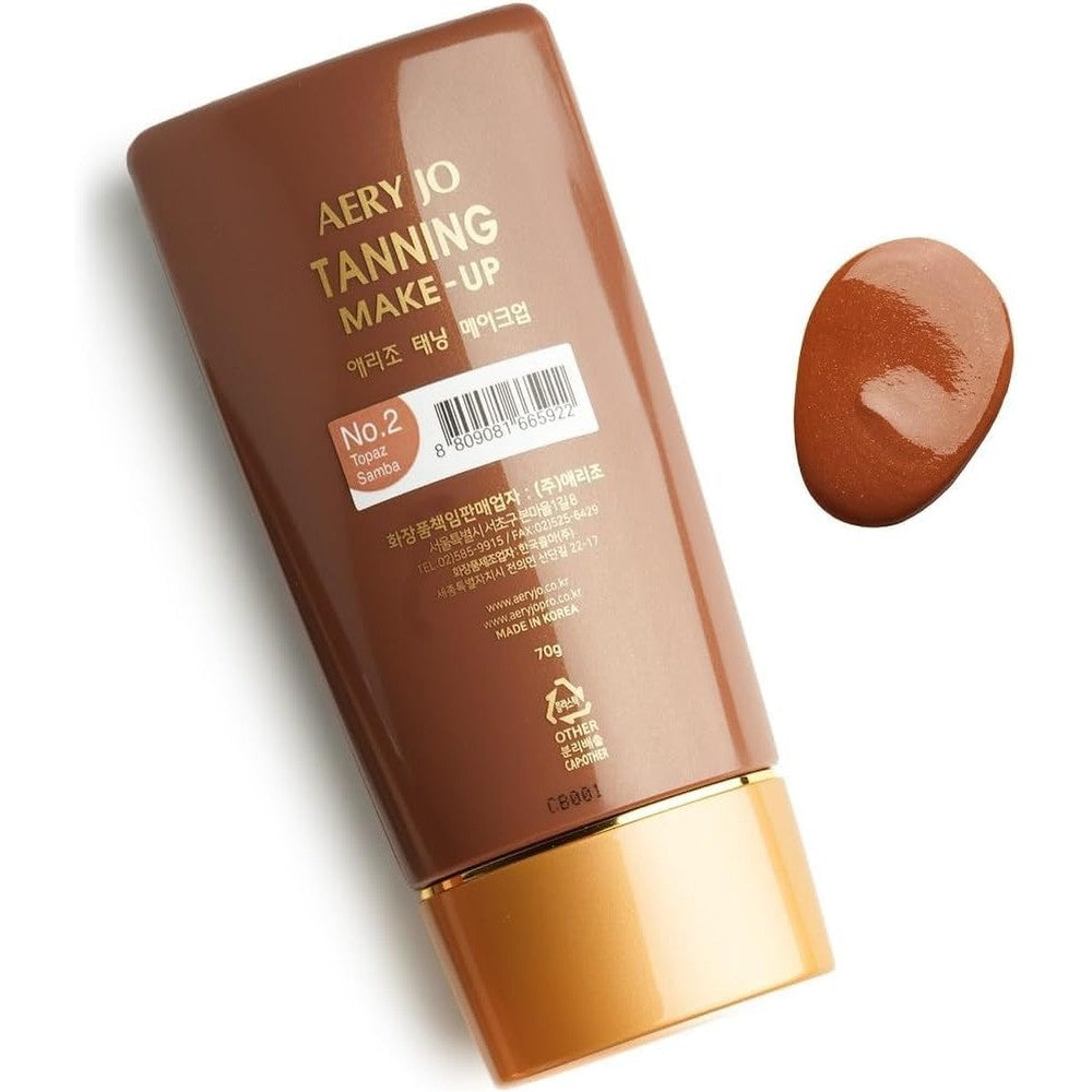 Aery Jo Dance Tanning Makeup Instant Bronzer Topaz Samba front view