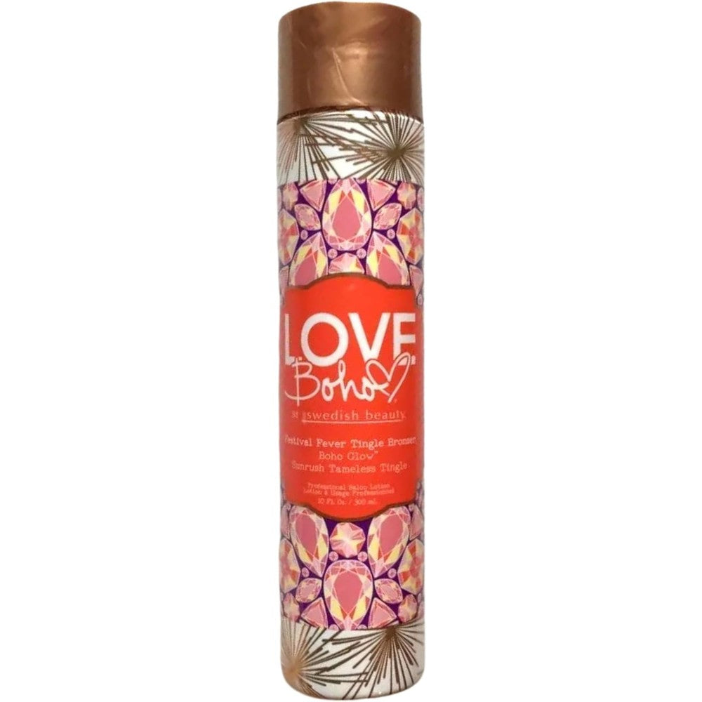 Swedish Beauty Love Boho Festival Fever Tingle Bronzer bottle front view