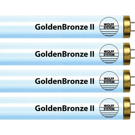 GoldenBronze Wolff System II F71T12 tanning bulbs front view