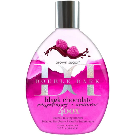 Tan Inc Brown Sugar Black Chocolate Raspberry Cream 400X Bronzer bottle front view
