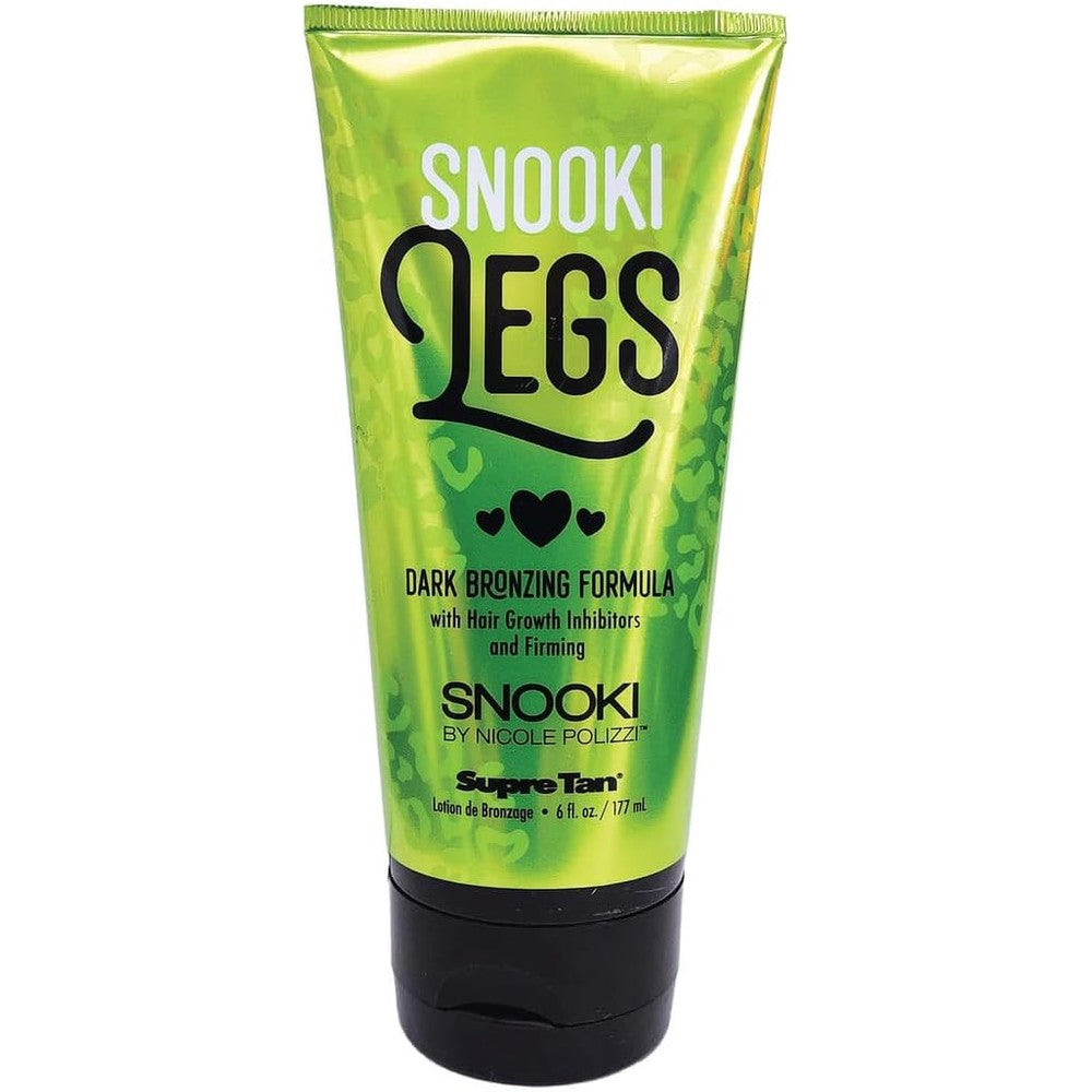 Supre Snooki Ultra Dark Leg Bronzer front view tanning lotion bottle