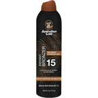 Australian Gold continuous spray sunscreen front view packaging