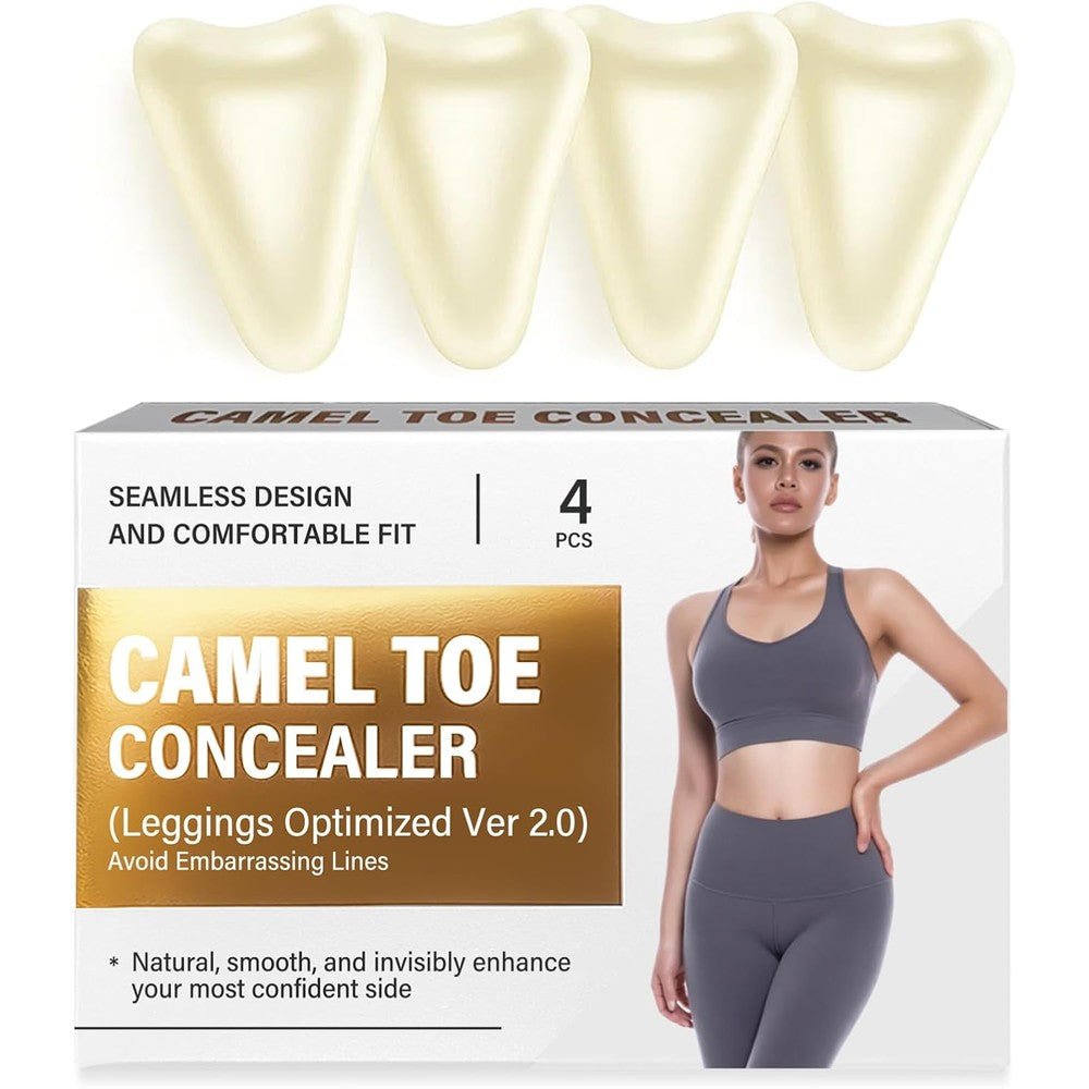 Unbranded seamless anti camel toe cover pad front view