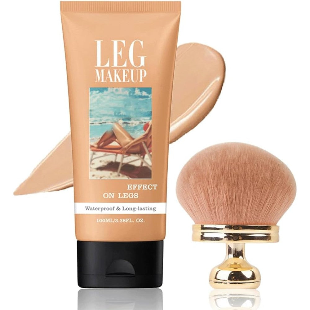 Sheghy Meitrend legs makeup waterproof body concealer front view bottle and brush