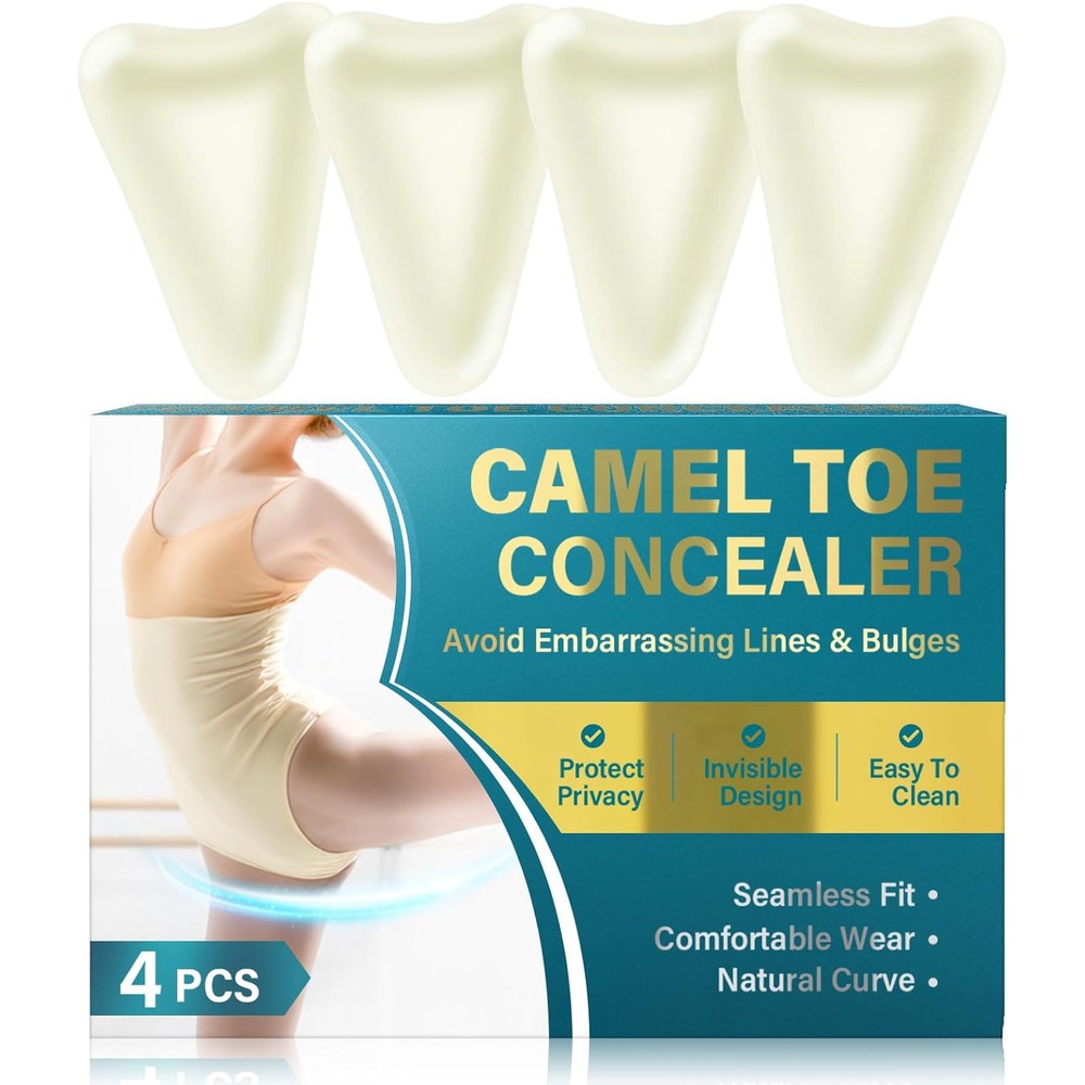 HWGIZP BNF camel toe concealer front view showing four silicone pads