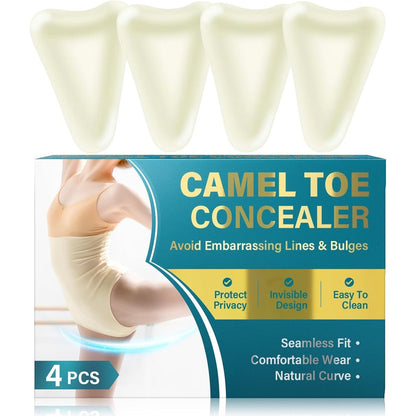 Bnf 4 piece camel toe concealer silicone pads front view