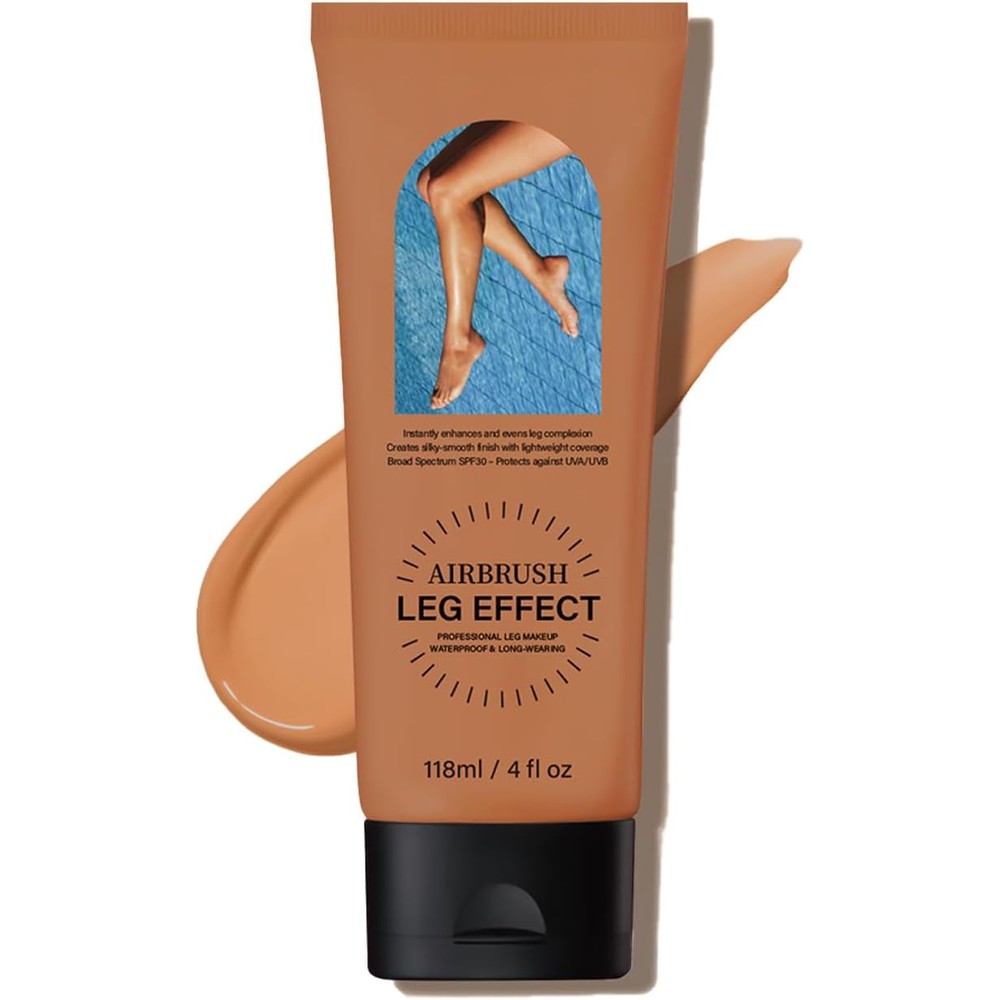 Paqiman waterproof leg makeup and body concealer front view bottle packaging