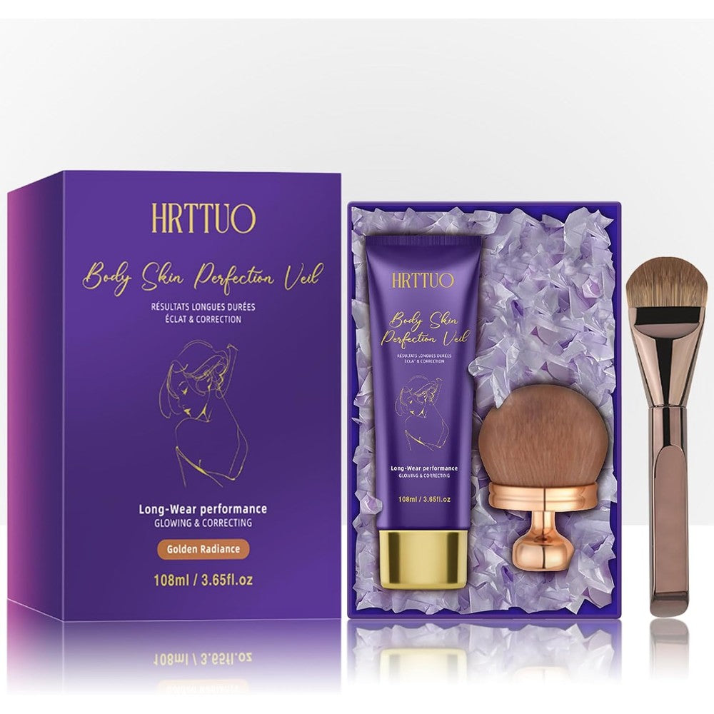 MyTend Hrttuo Body Coverage Perfector Golden Radiance front view bottle and brush