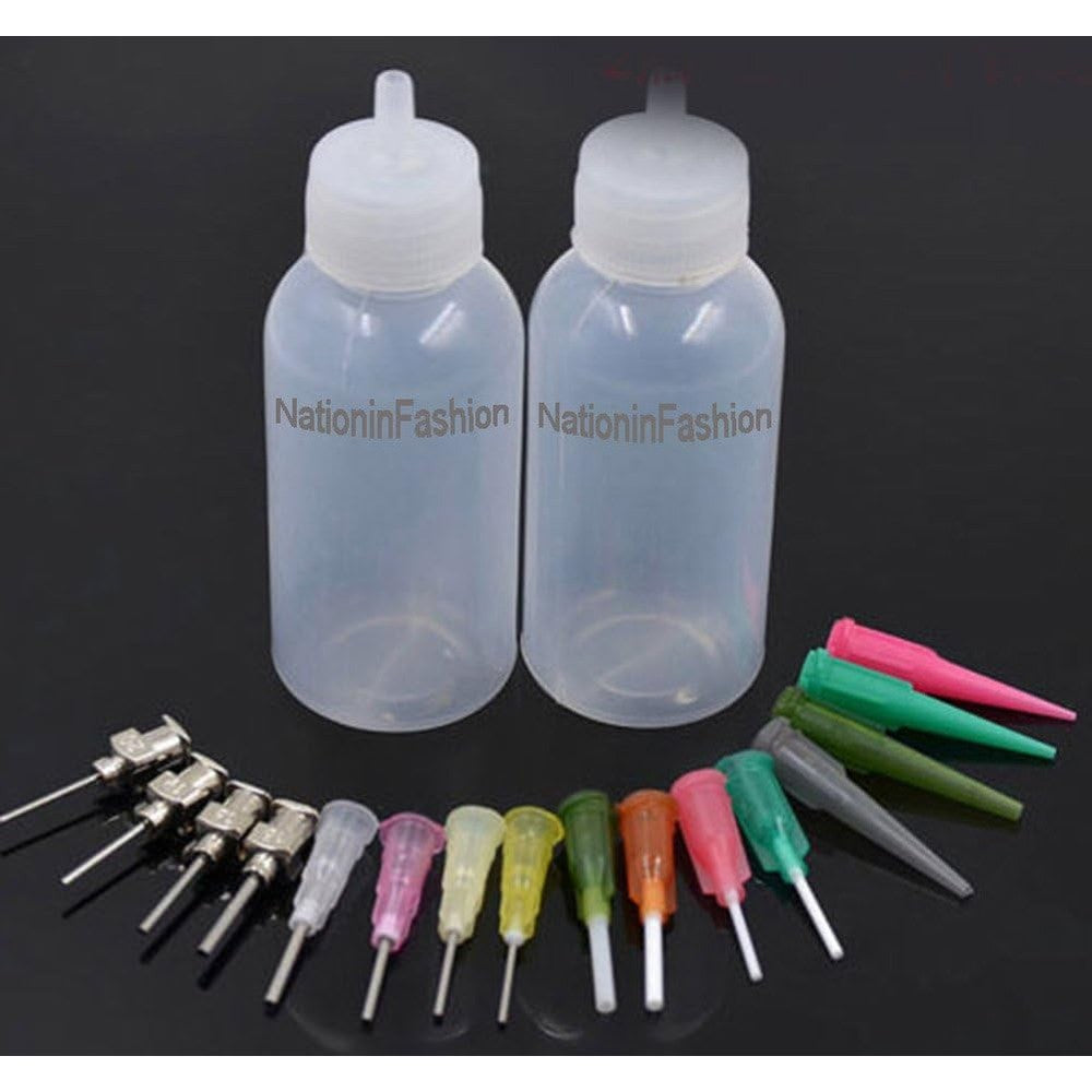 Tiebeauty NationInFashion henna applicator bottles front view with interchangeable tips