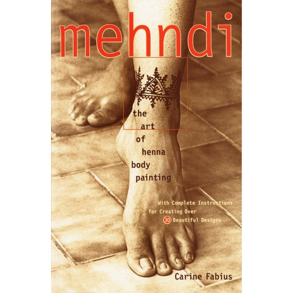 Carine Fabius Earth Henna Mehndi The Art Of Henna Body Painting Book Front View