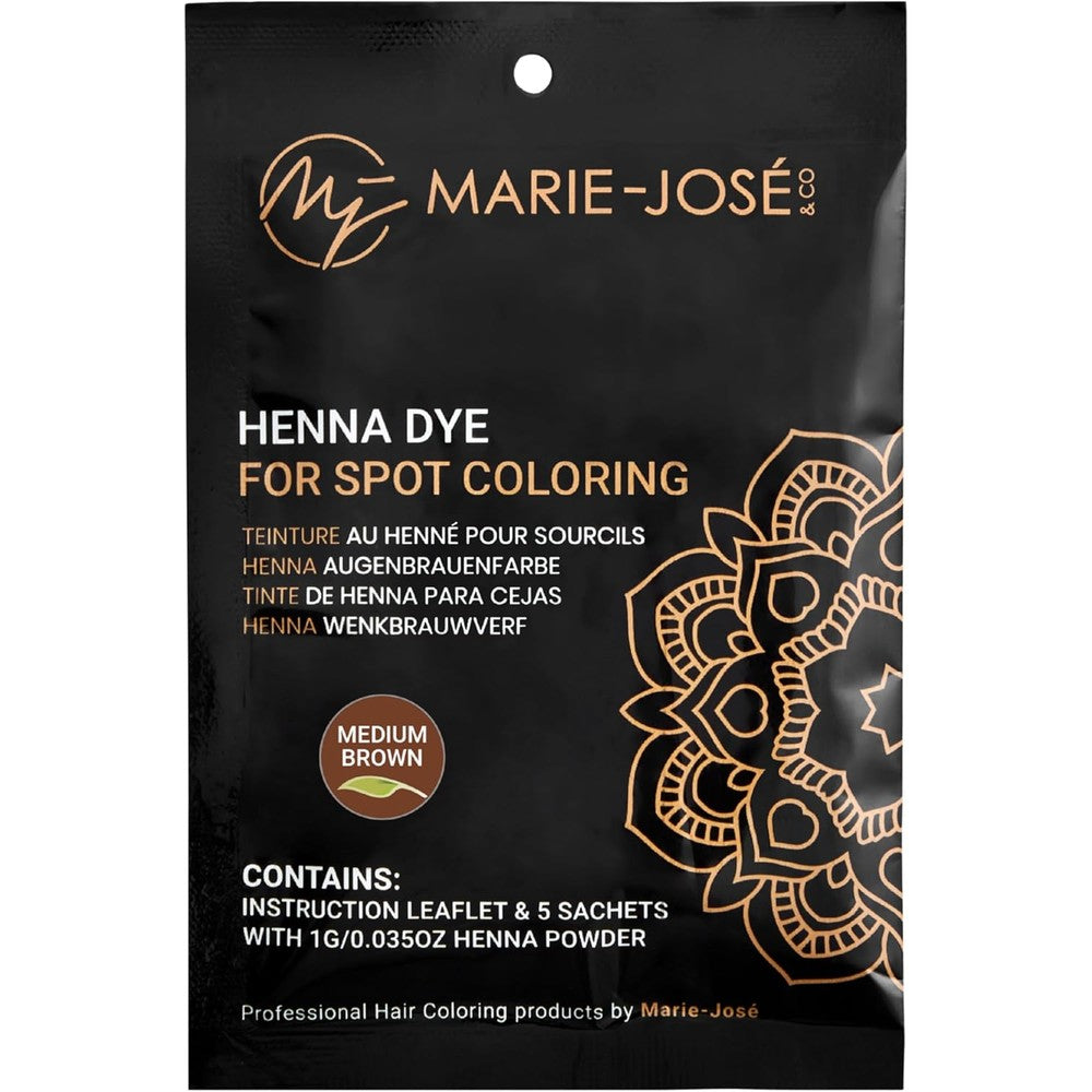 Marie-José & Co henna eyebrow coloring set front view