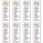 Eslinop Drink Around The World Epcot Temporary Tattoos, Pack Of 8, Water Resistant World Showcase Challenge Accessory For Disney Theme Park Trips - Image 1
