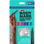 Bodymark Temporary Tattoo Markers 8 count pack front view