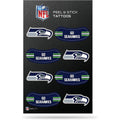 Rico Industries Seattle Seahawks peel and stick tattoo sheet front view