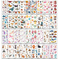 Keikihipa 350 plus mixed styles temporary tattoos for kids set