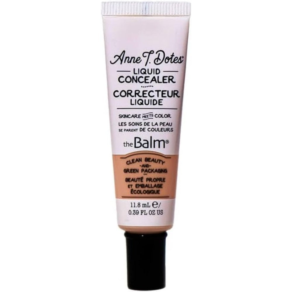 The Balm Anne T. Dotes Liquid Concealer Shade 18 front view commercial makeup