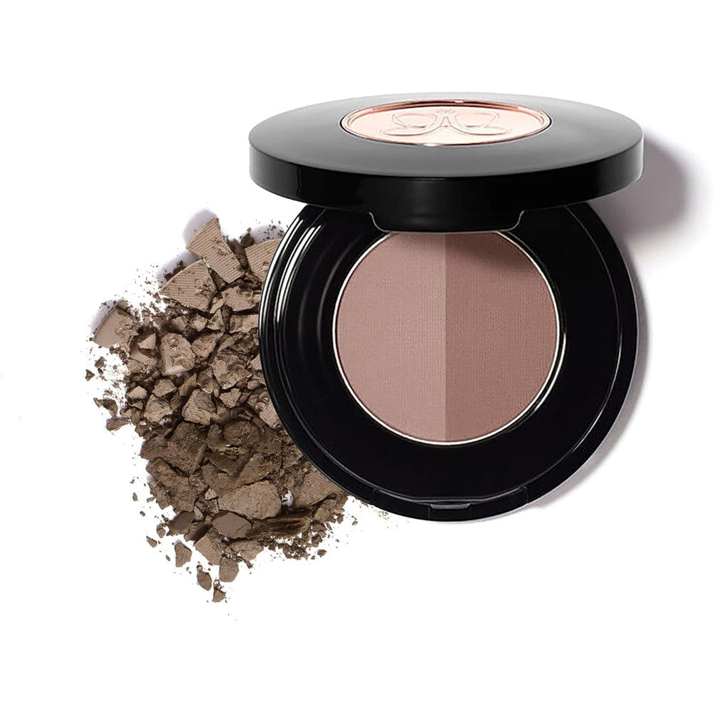 Anastasia Beverly Hills Brow Powder Duo Medium Brown compact front view