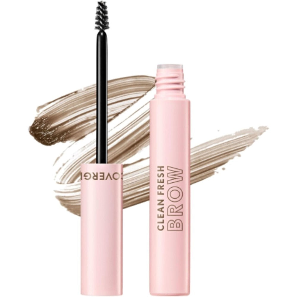 CoverGirl Clean Fresh Brow Gel 400 Soft Brown front view showing pink tube packaging