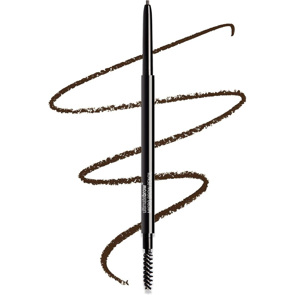 Wet n Wild Ultimate Brow Micro Eyebrow Retractable Pencil Dark Brown front view for natural brow look