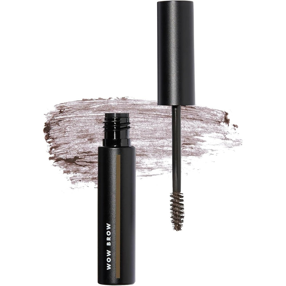 e.l.f. Wow Brow Gel Neutral Brown tapered brush for precise brow shaping