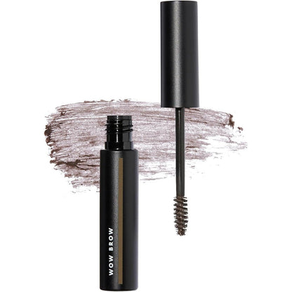 e.l.f. Wow Brow Gel Neutral Brown tapered brush for precise brow shaping