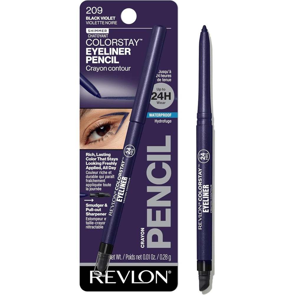 Revlon ColorStay Waterproof Eyeliner 209 Black Violet front view