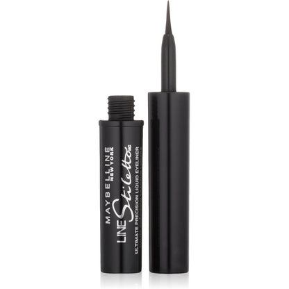 Maybelline Line Stiletto Ultimate Precision Liquid Eyeliner Blackest Black front view