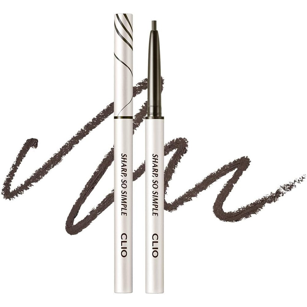 Clio Sharp So Simple Waterproof Pencil Liner In 03 Black Brown 0.14 Gram Ultra Slim Precision Tip Long Lasting Smudge Resistant Eyeliner - Image 1