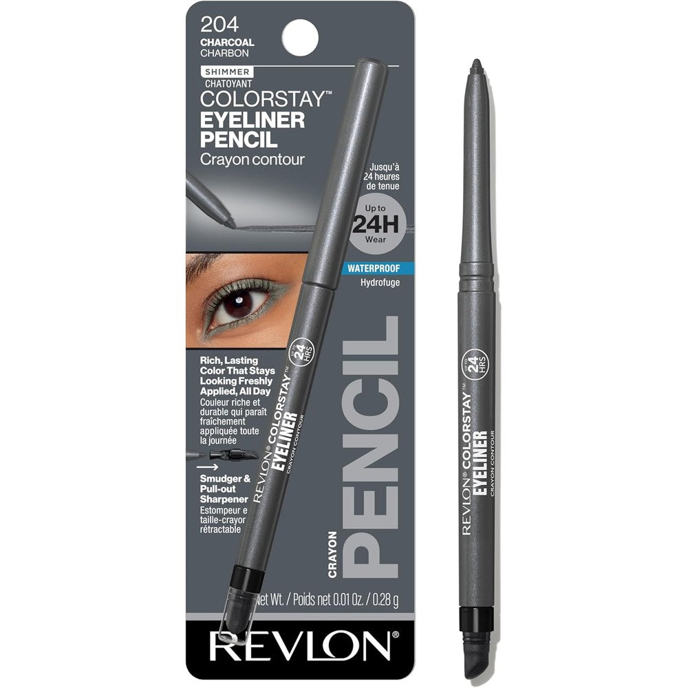 Revlon ColorStay Waterproof Eyeliner Charcoal 204 front view