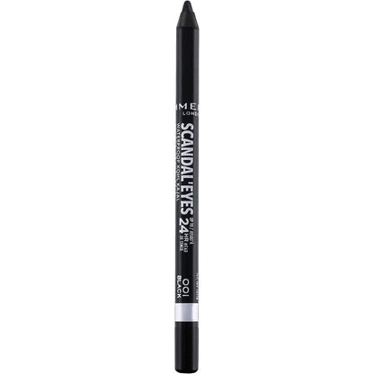 Rimmel London Scandaleyes Waterproof Gel Pencil Black front view