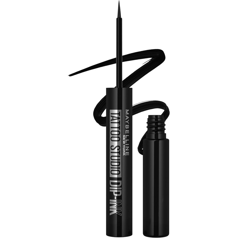 Maybelline Tattoo Studio Dip-Ink Liquid Eyeliner Black Track front view