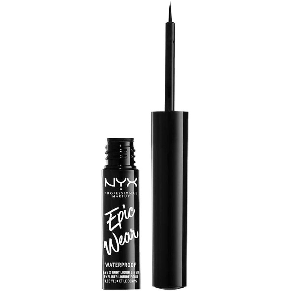 NYX Professional Makeup Epic Wear Liquid Liner Black front view waterproof eyeliner
