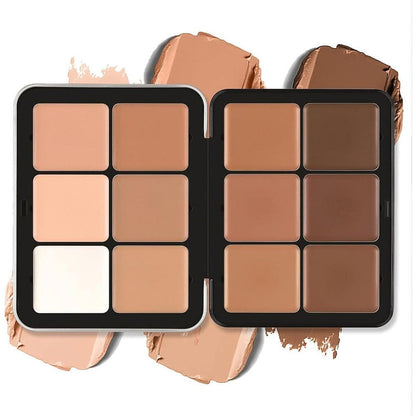 Surorain professional 12 color concealer palette front view