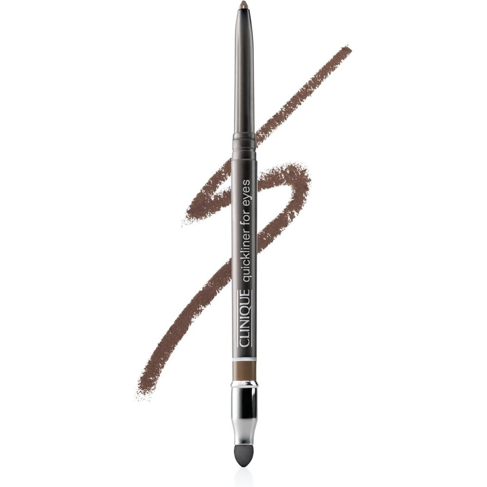 Clinique Quickliner For Eyes Eyeliner Pencil in 02 Smoky Brown front view